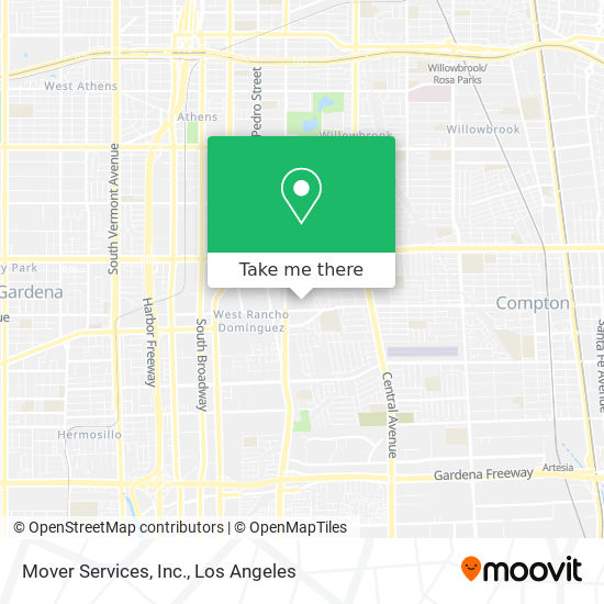 Mapa de Mover Services, Inc.