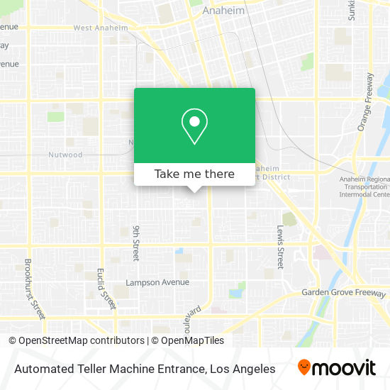 Mapa de Automated Teller Machine Entrance