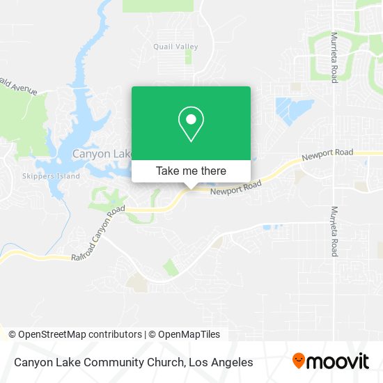 Mapa de Canyon Lake Community Church