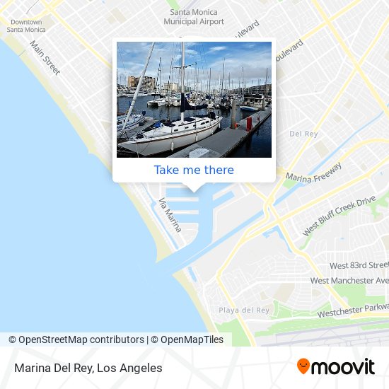 Mapa de Marina Del Rey