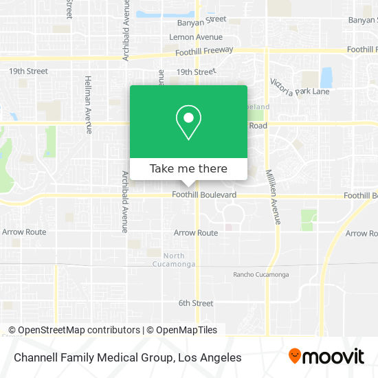 Channell Family Medical Group map