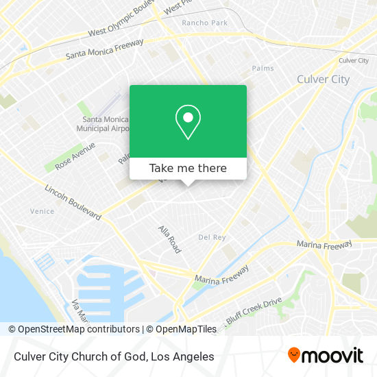 Culver City Church of God map