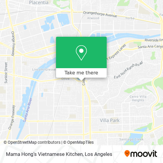 Mama Hong's Vietnamese Kitchen map