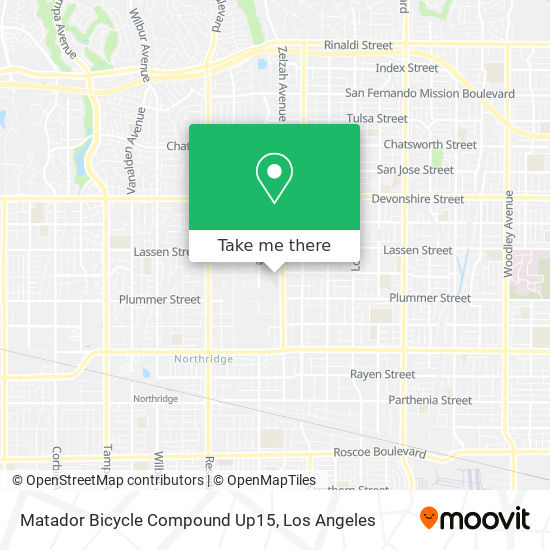 Matador Bicycle Compound Up15 map