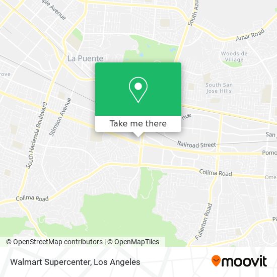 Mapa de Walmart Supercenter