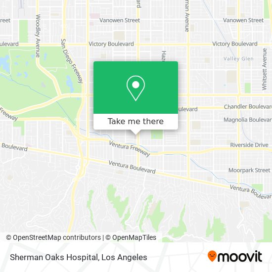 Mapa de Sherman Oaks Hospital