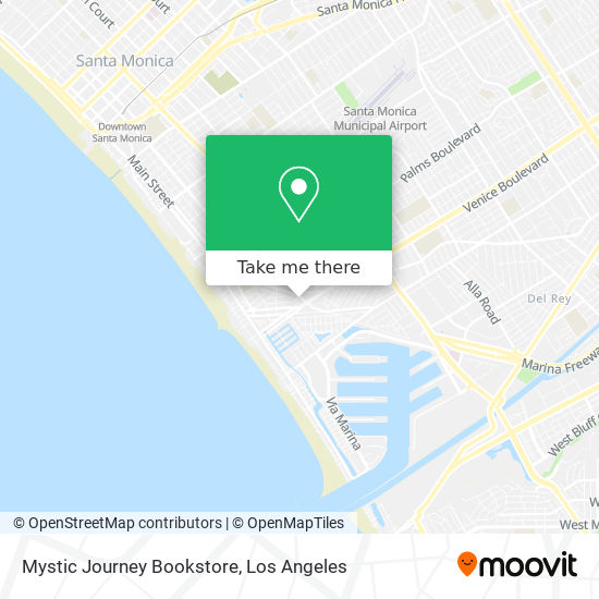 Mystic Journey Bookstore map
