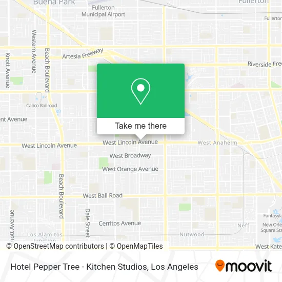 Hotel Pepper Tree - Kitchen Studios map