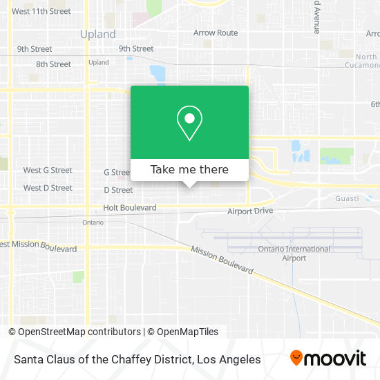 Santa Claus of the Chaffey District map