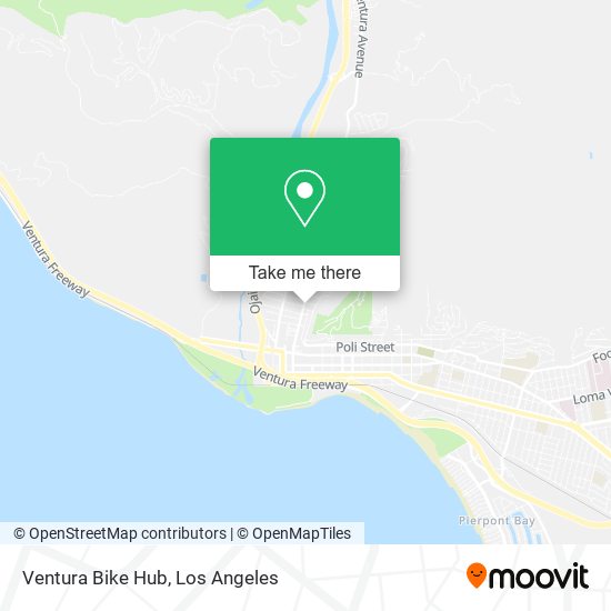 Ventura Bike Hub map