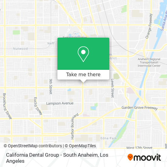 California Dental Group - South Anaheim map