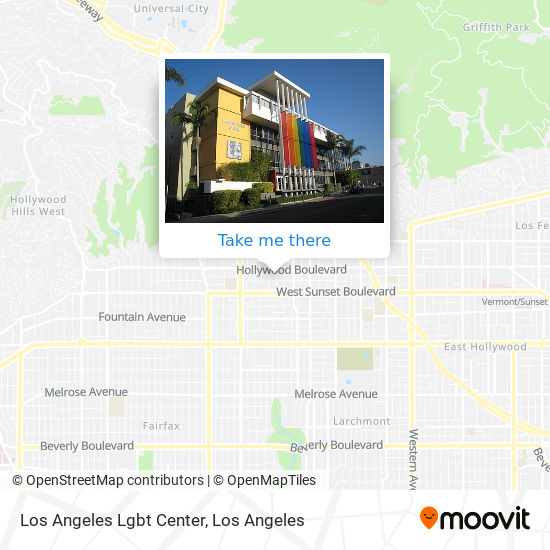 Los Angeles Lgbt Center map