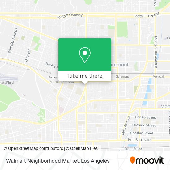 Mapa de Walmart Neighborhood Market