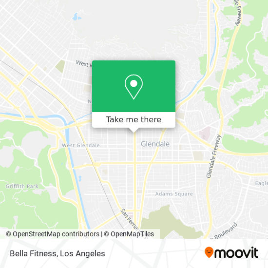 Bella Fitness map