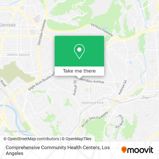 Comprehensive Community Health Centers map