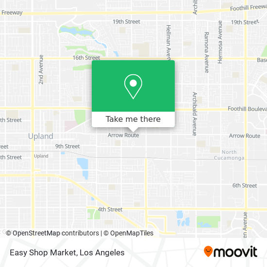 Mapa de Easy Shop Market