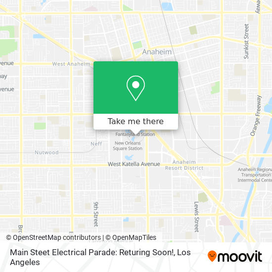 Main Steet Electrical Parade: Returing Soon! map