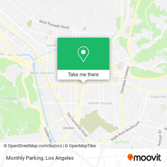 Monthly Parking map