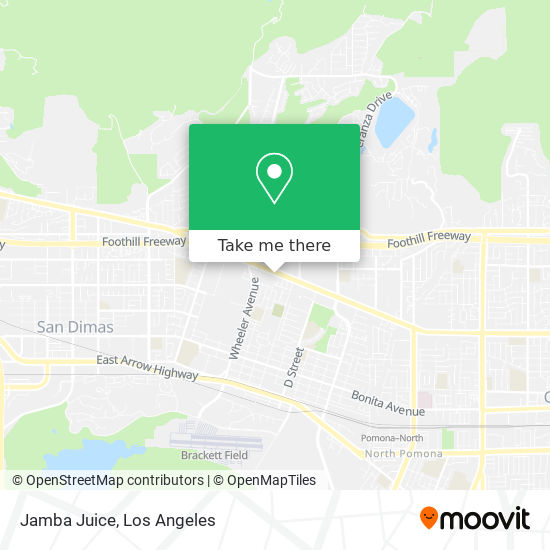 Jamba Juice map