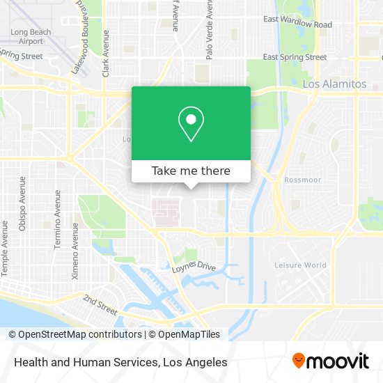 Mapa de Health and Human Services