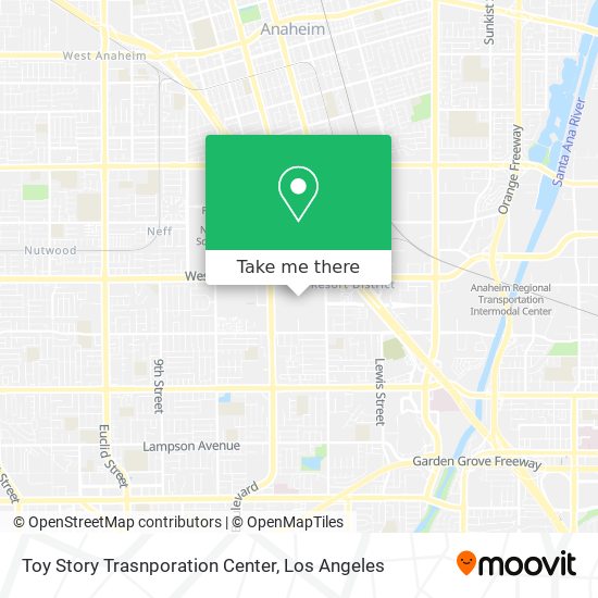 Mapa de Toy Story Trasnporation Center