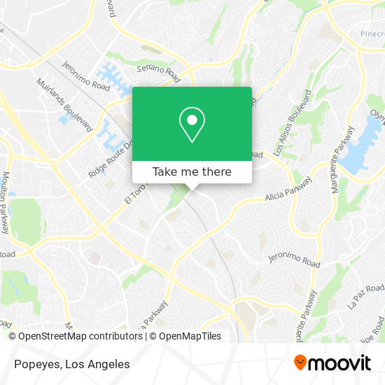 Popeyes map