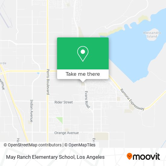May Ranch Elementary School map