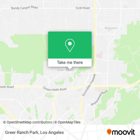 Mapa de Greer Ranch Park