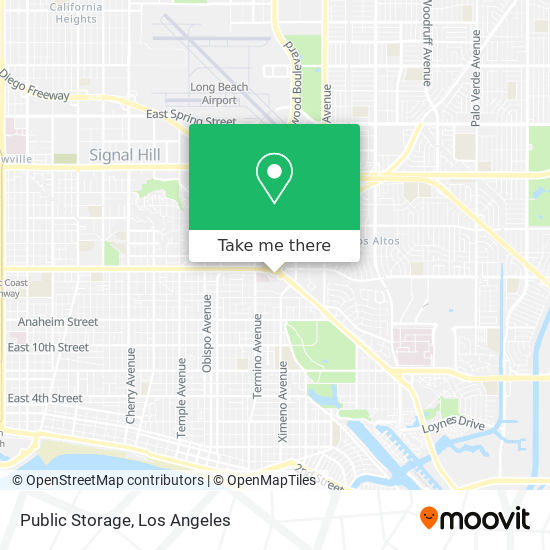 Public Storage map