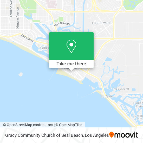 Mapa de Gracy Community Church of Seal Beach
