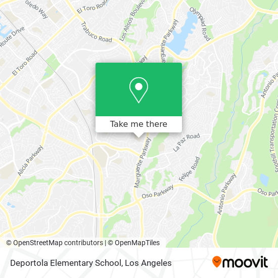 Deportola Elementary School map