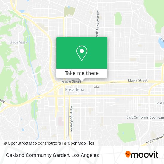 Oakland Community Garden map