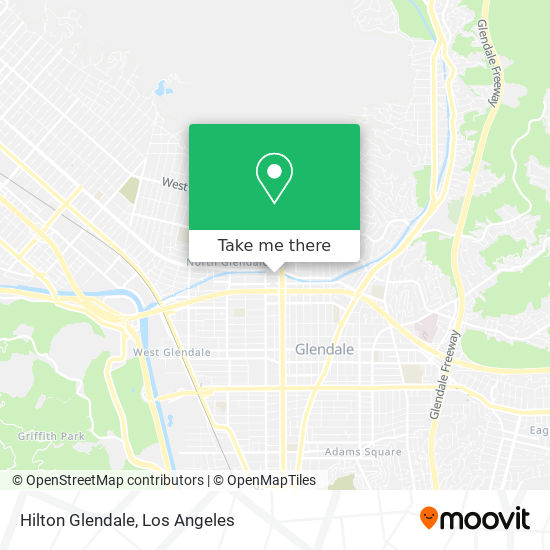 Mapa de Hilton Glendale