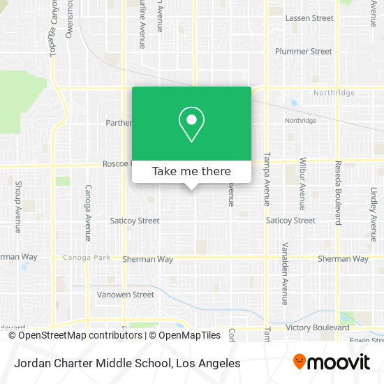 Jordan Charter Middle School map