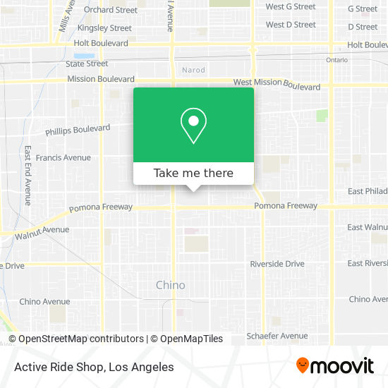 Mapa de Active Ride Shop