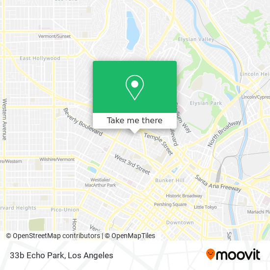 Mapa de 33b Echo Park