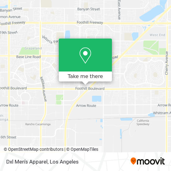 Dxl Men's Apparel map