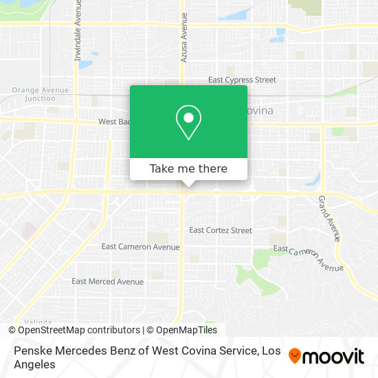 Mapa de Penske Mercedes Benz of West Covina Service