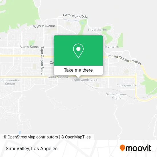 Simi Valley map