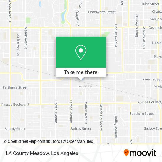 Mapa de LA County Meadow