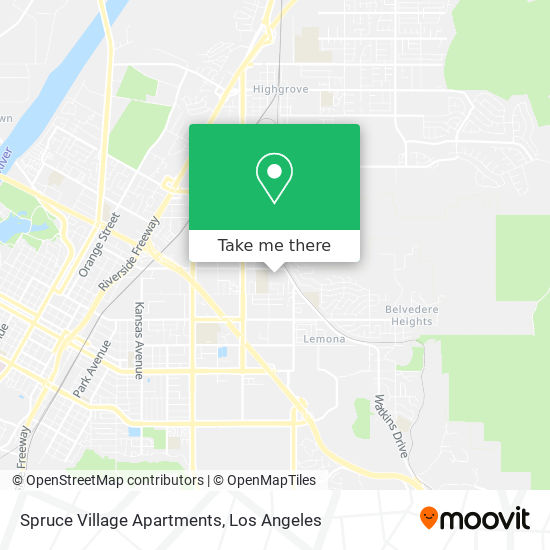 Spruce Village Apartments map