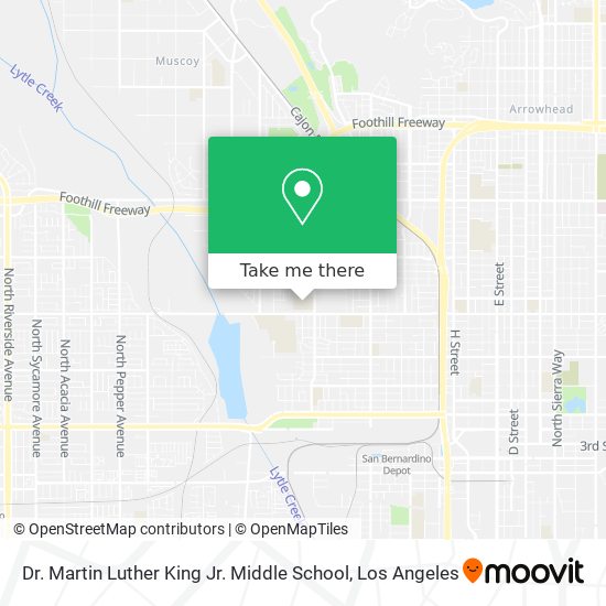 Dr. Martin Luther King Jr. Middle School map