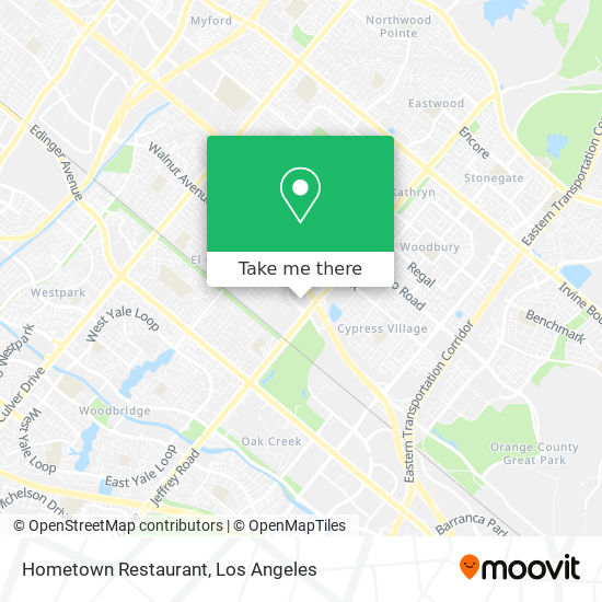 Mapa de Hometown Restaurant