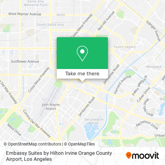 Mapa de Embassy Suites by Hilton Irvine Orange County Airport