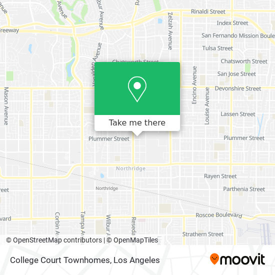 Mapa de College Court Townhomes