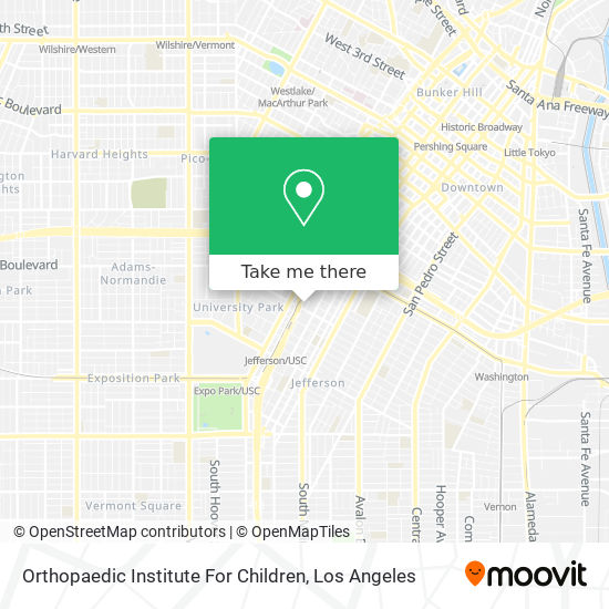 Orthopaedic Institute For Children map