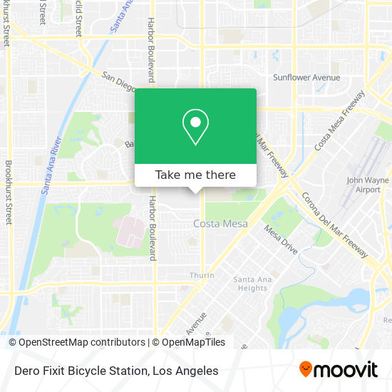 Dero Fixit Bicycle Station map