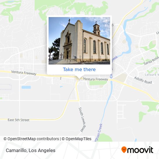 Camarillo map