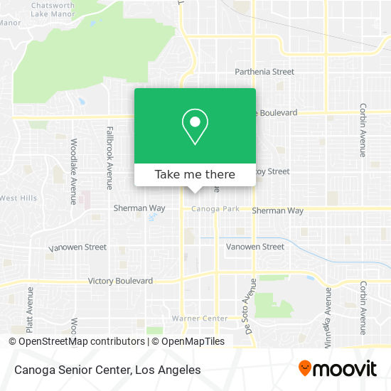 Mapa de Canoga Senior Center