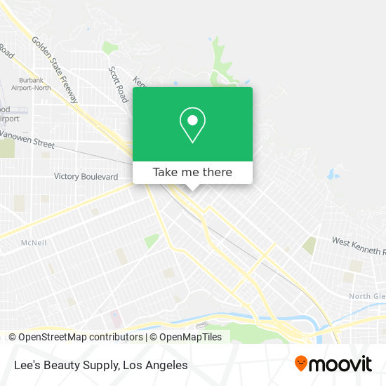 Mapa de Lee's Beauty Supply